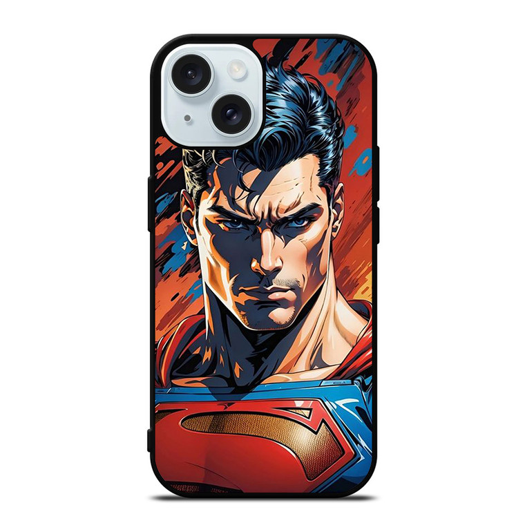 SUPERMAN CLARK KENT DC COMICS iPhone 15 Case Cover