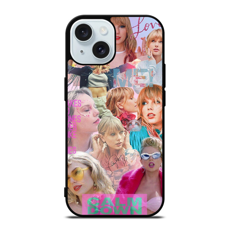 TAYLOR SWIFT COLLAGE ALBUM COVER iPhone 15 Case Cover