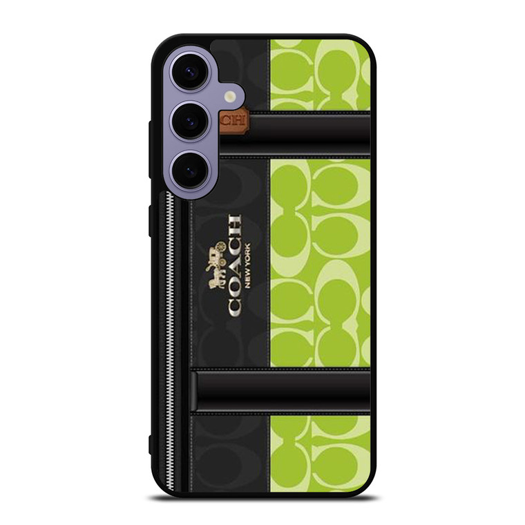 COACH NEW YORK LOGO GREEN BAG Samsung Galaxy S24 Plus Case Cover