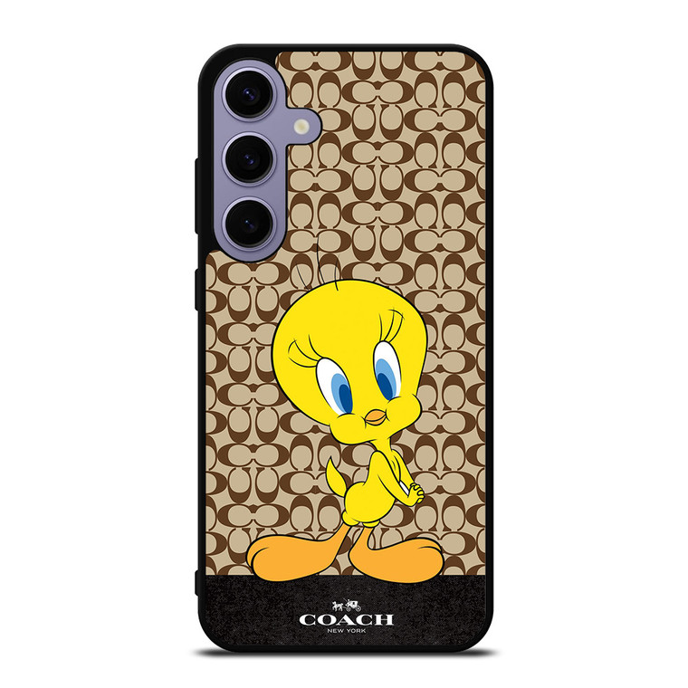 COACH NEW YORK LOGO TWEETY BIRD Samsung Galaxy S24 Plus Case Cover