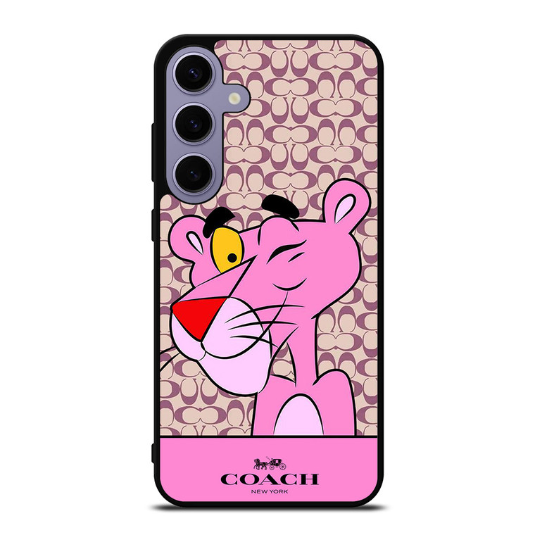 COACH NEW YORK LOGO X PINK PANTHER Samsung Galaxy S24 Plus Case Cover