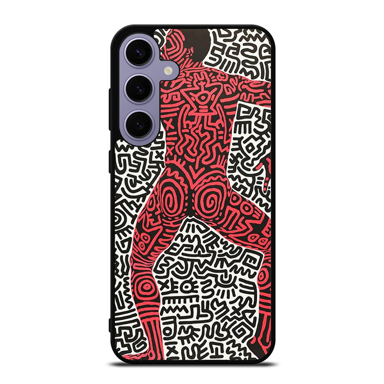 KEITH HARING ART INTO 84 Samsung Galaxy S24 Plus Case Cover