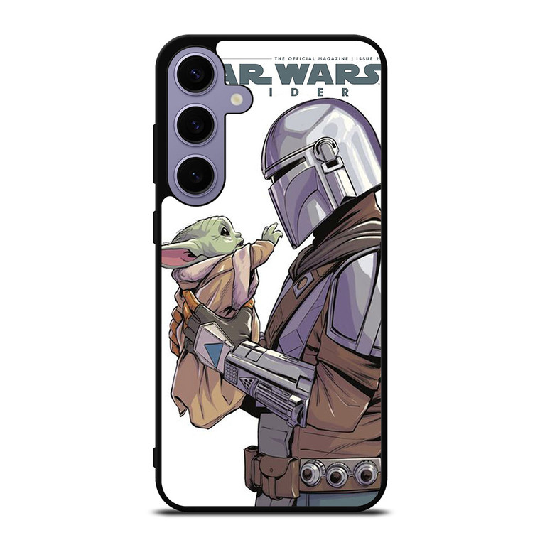MANDALORIAN AND BABY YODA STAR WARS INSIDER Samsung Galaxy S24 Plus Case Cover