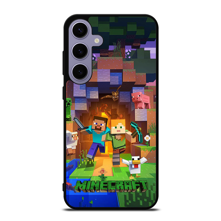 MINECRAFT GAMES WALLPAPER Samsung Galaxy S24 Plus Case Cover
