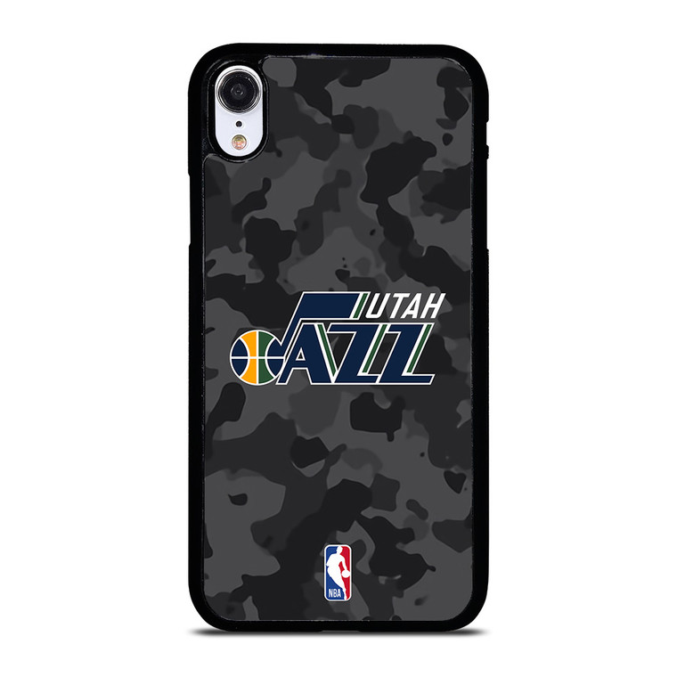 UTAH JAZZ BLACK CAMO iPhone XR Case Cover