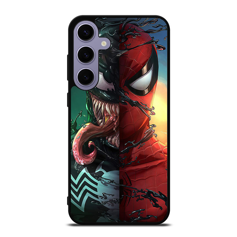 VENOM V SPIDERMAN FACE SUPERHERO MARVEL COMICS Samsung Galaxy S24 Plus Case Cover VENOM V SPIDERMAN FACE SUPERHERO MARVEL COMICS Samsung Galaxy S24 Plus Case Cover