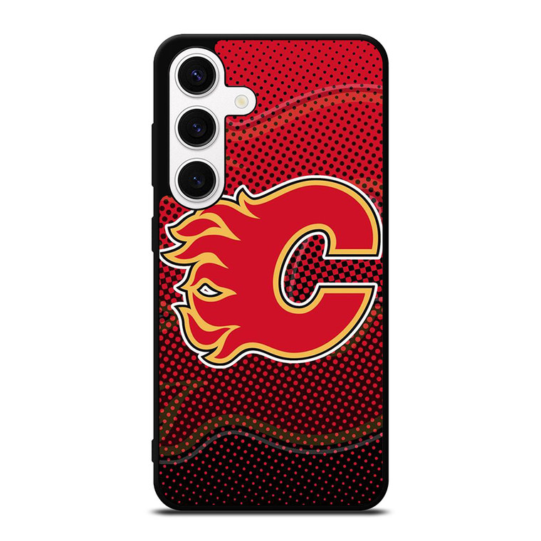 CALGARY FLAMES LOGO HOCKEY TEAM ICON Samsung Galaxy S24 Case Cover