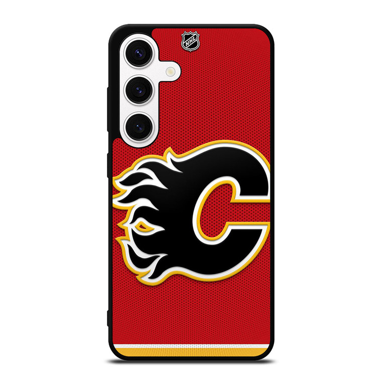 CALGARY FLAMES NHL HOCKEY TEAM LOGO Samsung Galaxy S24 Case Cover