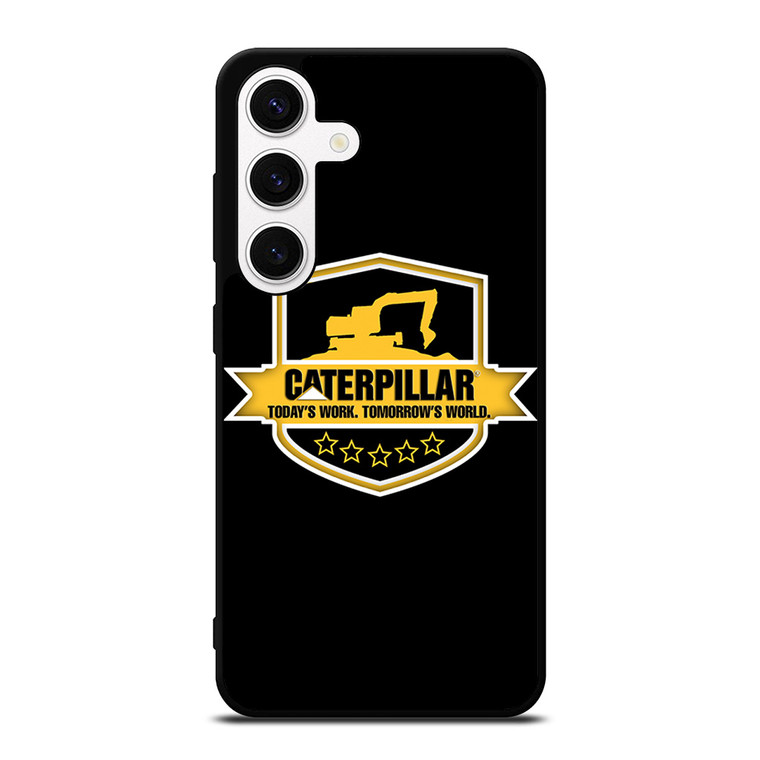 CATERPILLAR TRACTOR LOGO CAT ICON TODAY'S WORK Samsung Galaxy S24 Case Cover