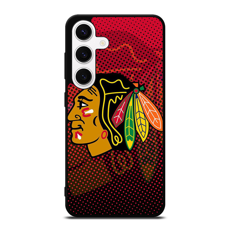 CHICAGO BLACKHAWKS HOCKEY TEAM LOGO EMBLEM Samsung Galaxy S24 Case Cover