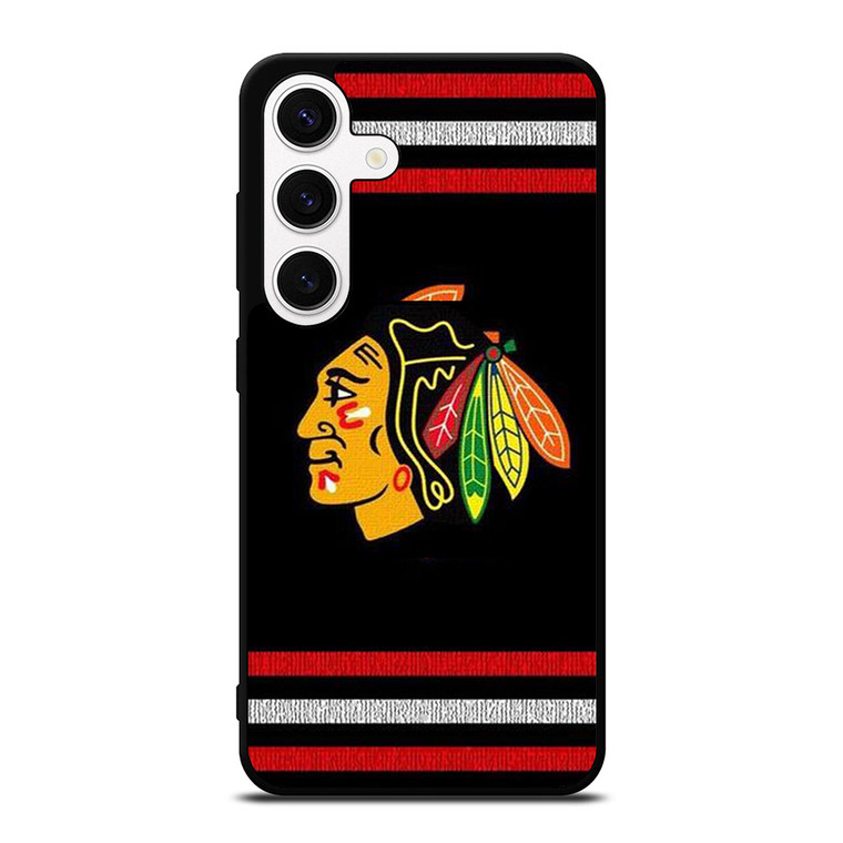 CHICAGO BLACKHAWKS HOCKEY TEAM LOGO ICON Samsung Galaxy S24 Case Cover