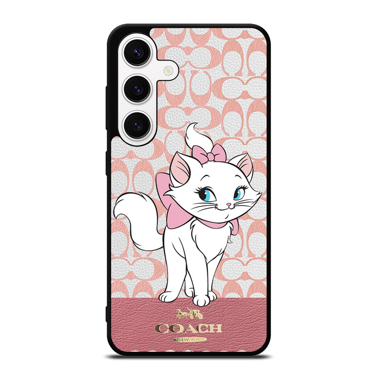 COACH NEW YORK LOGO ARISTOCAT MARIE DISNEY Samsung Galaxy S24 Case Cover