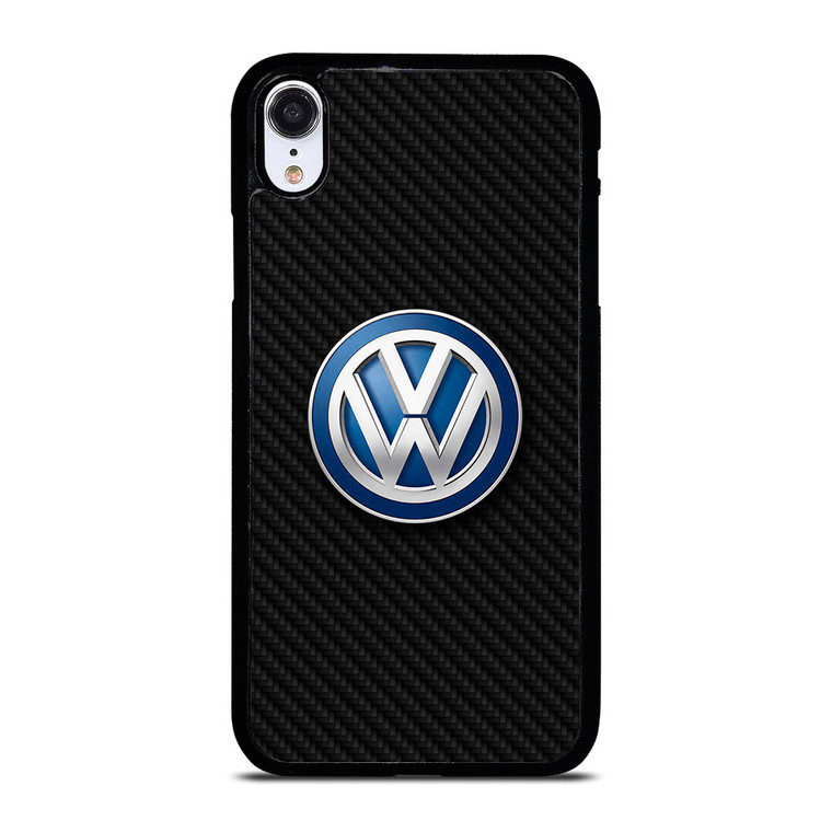 VOLKSWAGEN MOTOR CARBON FIBER iPhone XR Case Cover
