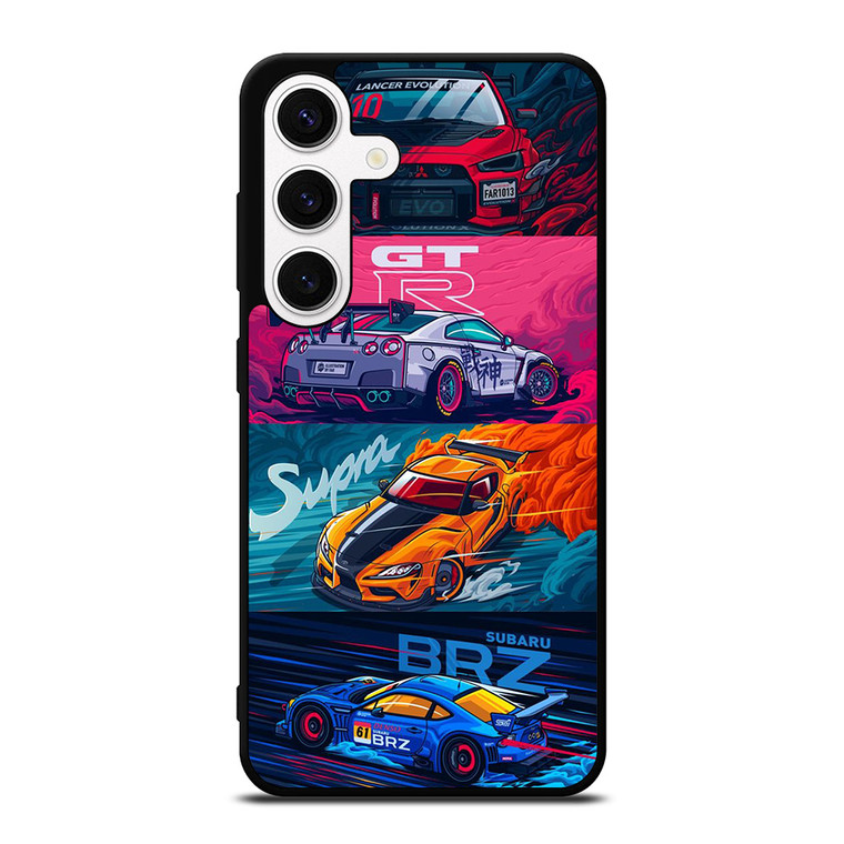 JAPAN RACING SPORTS CARS SUPRA GTR LANCER BRZ Samsung Galaxy S24 Case Cover