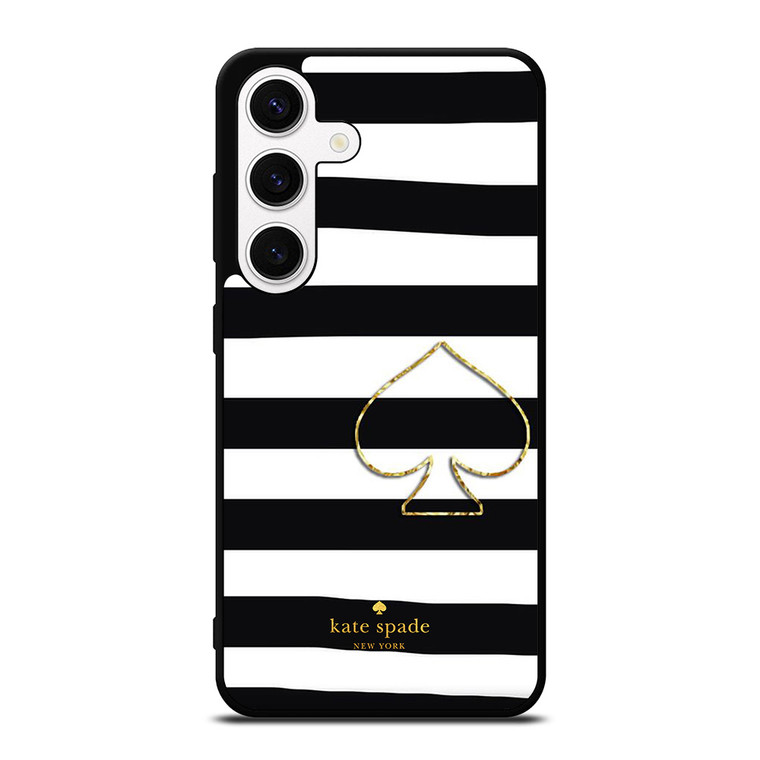 KATE SPADE NEW YORK BLACK STRIPES Samsung Galaxy S24 Case Cover