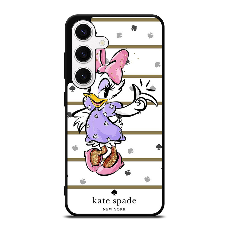 KATE SPADE NEW YORK LOGO DAISY DUCK DISNEY Samsung Galaxy S24 Case Cover
