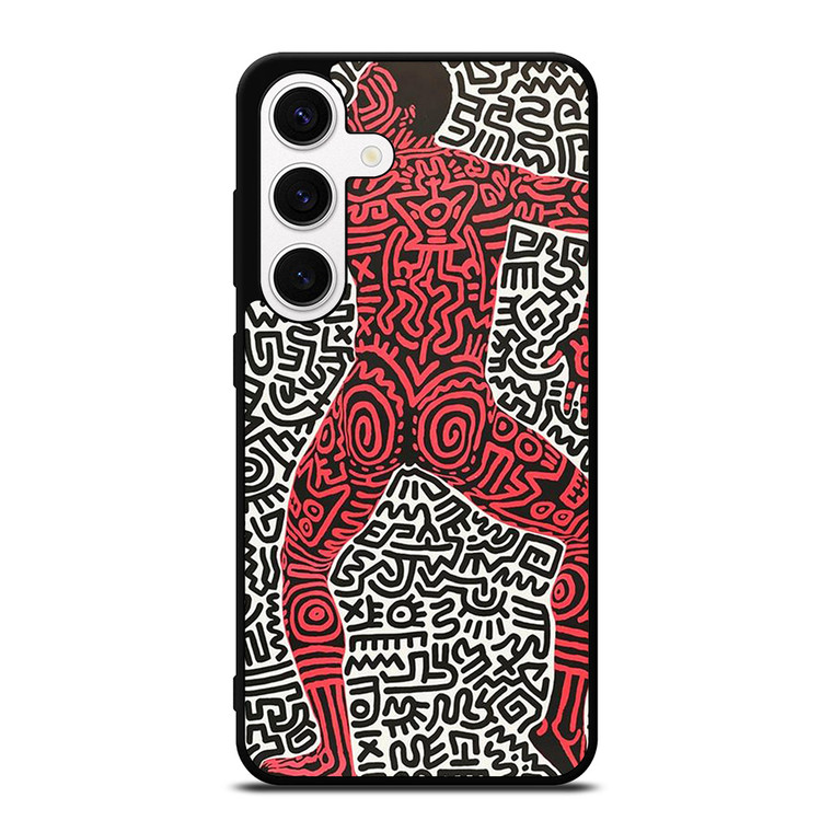 KEITH HARING ART INTO 84 Samsung Galaxy S24 Case Cover