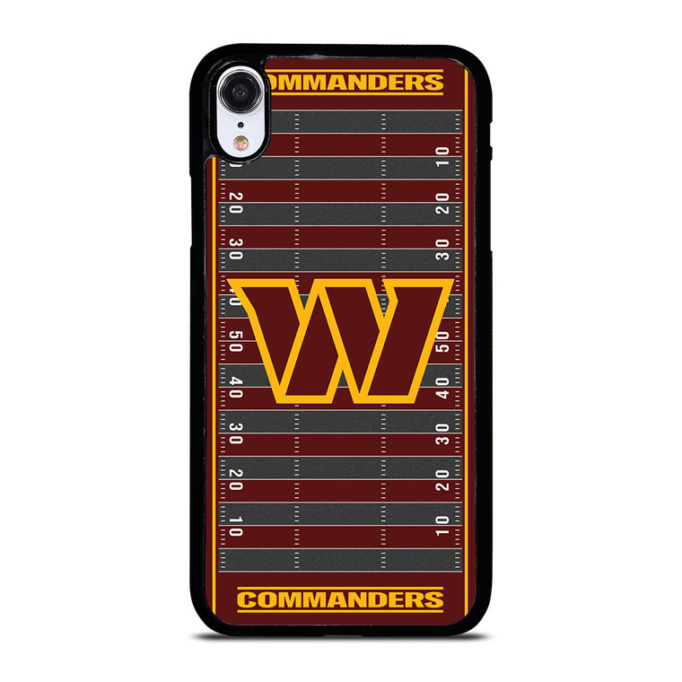 WASHINGTON COMMANDERS FOOTBALL FIELD iPhone XR Case Cover