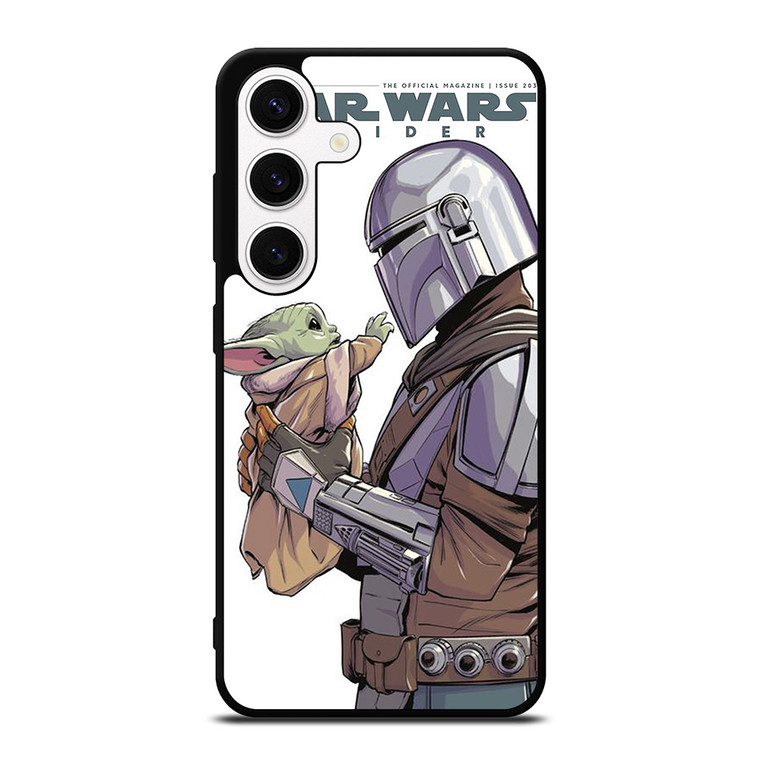 MANDALORIAN AND BABY YODA STAR WARS INSIDER Samsung Galaxy S24 Case Cover