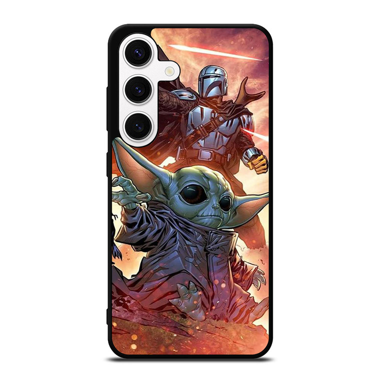 MANDALORIAN AND BABY YODA STAR WARS Samsung Galaxy S24 Case Cover