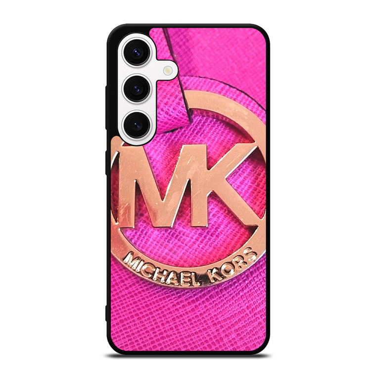 MICHAEL KORS MK LOGO PINK GOLD EMBLEM Samsung Galaxy S24 Case Cover