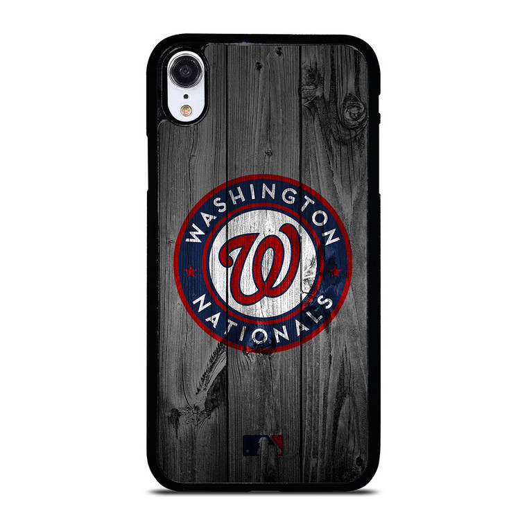 WASHINGTON NATIONALS BASEBALL MLB WOOD LOGO iPhone XR Case Cover