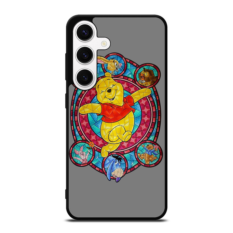 WINNIE THE POOH AND FRIENDS DISNEY MOZAIC ART Samsung Galaxy S24 Case Cover