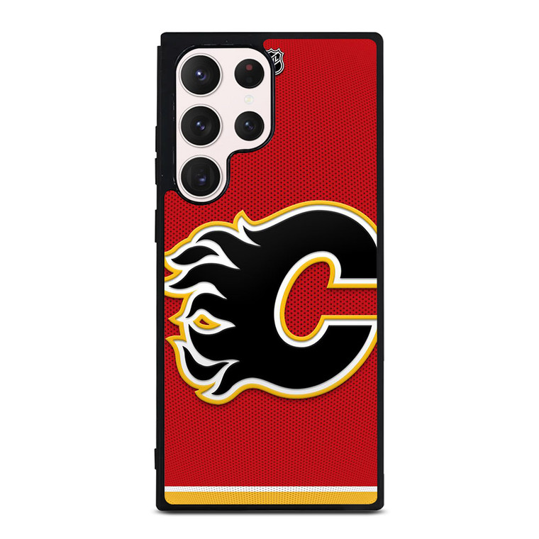 CALGARY FLAMES NHL HOCKEY TEAM LOGO Samsung Galaxy S23 Ultra Case Cover