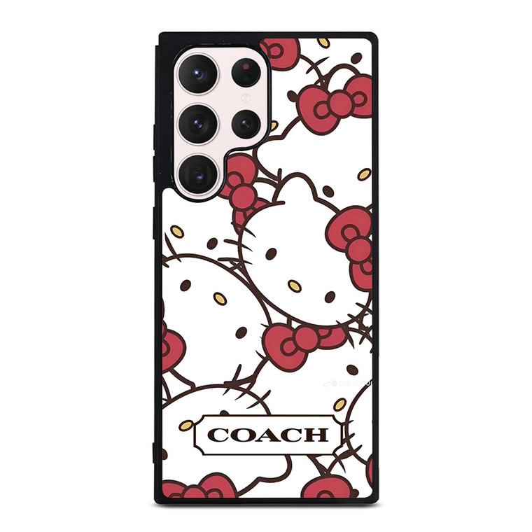 COACH NEW YORK HELLO KITTY FACE COLLAGE Samsung Galaxy S23 Ultra Case Cover
