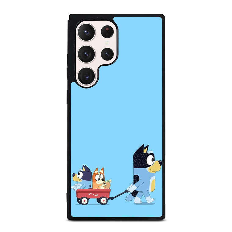 HEELERS FAMILY BLUEY CARTOON Samsung Galaxy S23 Ultra Case Cover