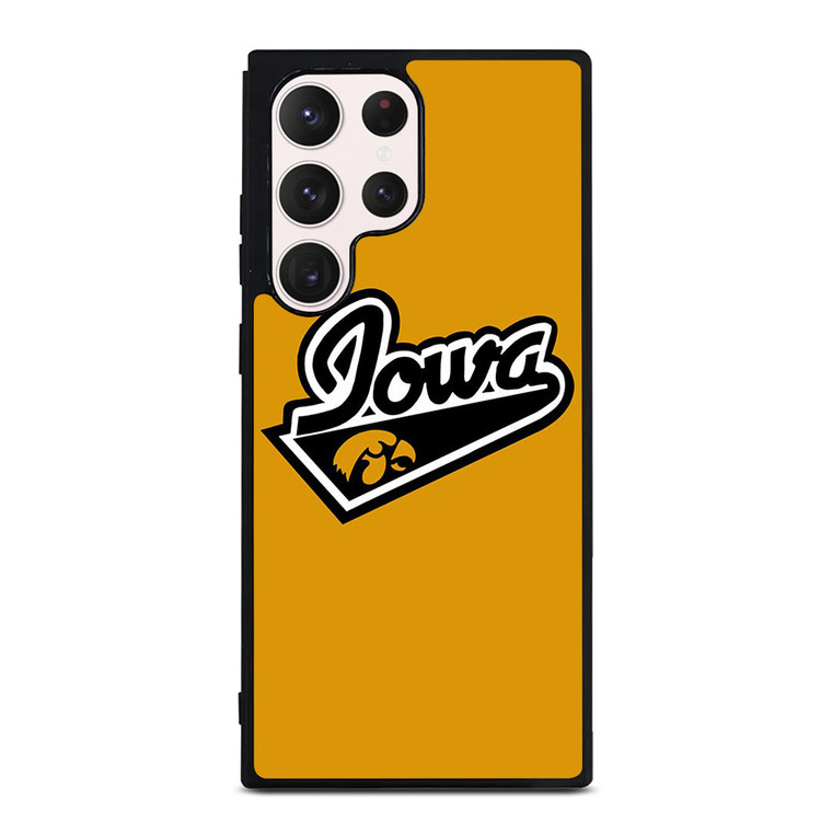 IOWA HAWKEYES UNIVERSITY BASKETBALL TEAM LOGO Samsung Galaxy S23 Ultra Case Cover