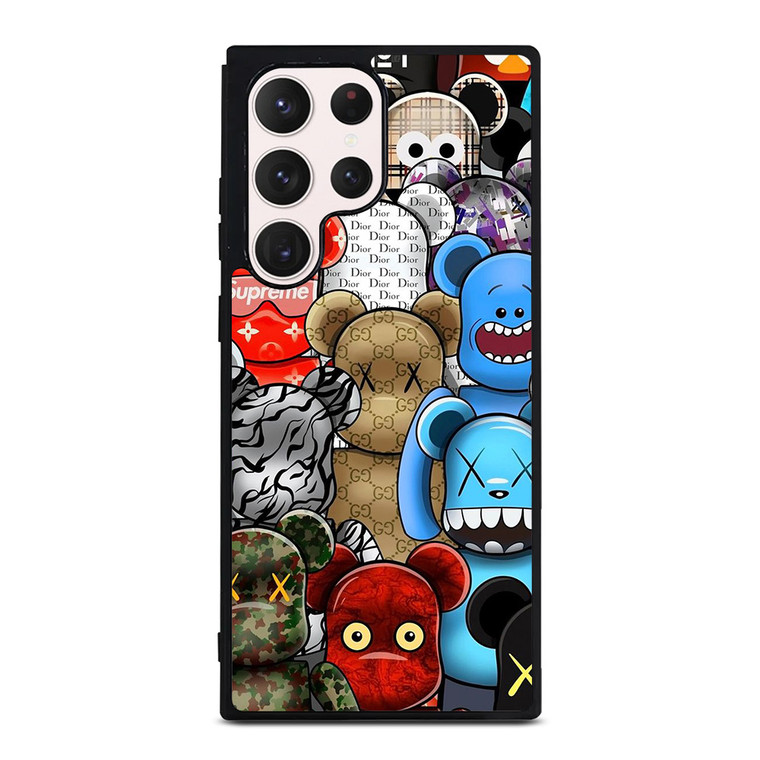 KAWS COLLAGE ICON BRANDS LOGO Samsung Galaxy S23 Ultra Case Cover