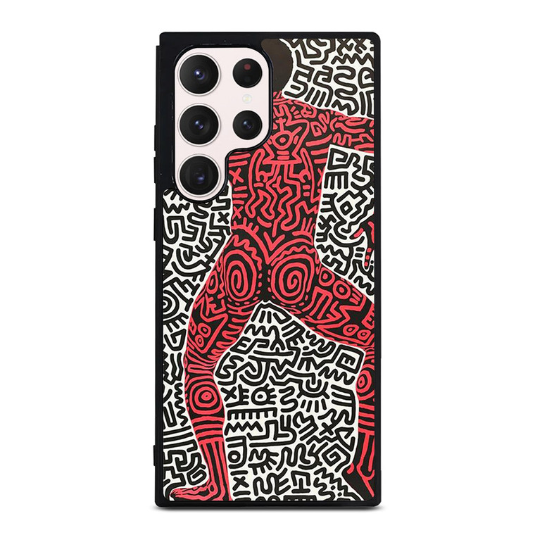 KEITH HARING ART INTO 84 Samsung Galaxy S23 Ultra Case Cover