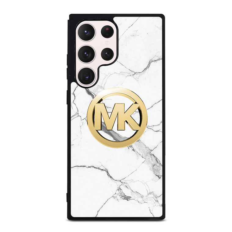 MICHAEL KORS MK LOGO ON MARBLE Samsung Galaxy S23 Ultra Case Cover