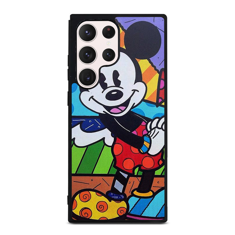 MICKEY MOUSE ROMERO BRITTO ART Samsung Galaxy S23 Ultra Case Cover