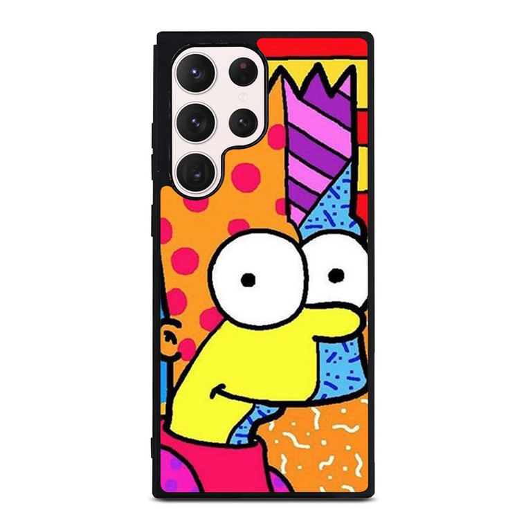 ROMERO BRITTO BART SIMPSONS ART Samsung Galaxy S23 Ultra Case Cover