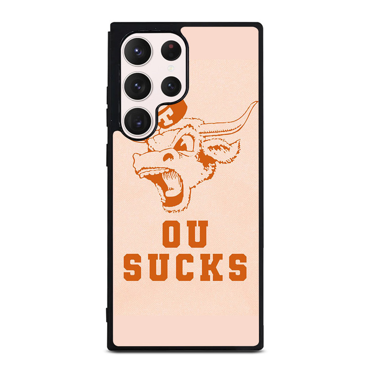 TEXAS LONGHORN ICON OU SUCKS LOGO FOOTBALL UNIVERSITY Samsung Galaxy S23 Ultra Case Cover