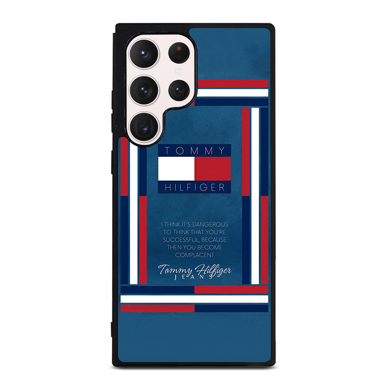 TOMMY HILFIGER LOGO QUOTE Samsung Galaxy S23 Ultra Case Cover
