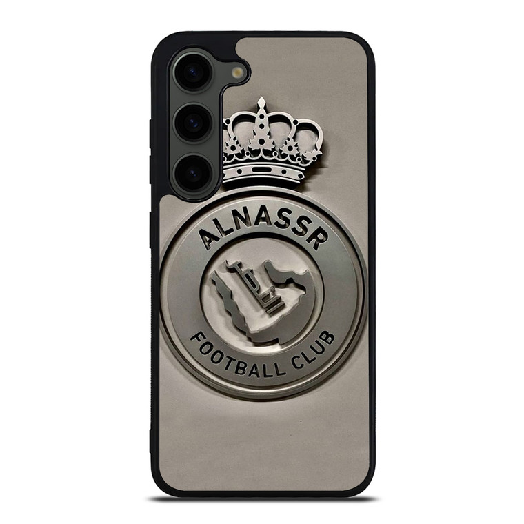 AL NASSR FOOTBALL LOGO METAL ICON Samsung Galaxy S23 Plus Case Cover
