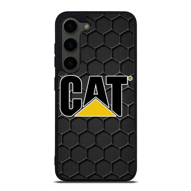 CATERPILLAR CAT TRACTOR LOGO HEXA METAL Samsung Galaxy S23 Plus Case Cover