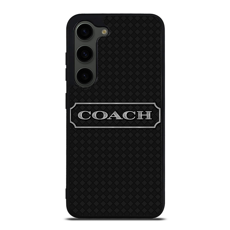 COACH NEW YORK LOGO BLACK Samsung Galaxy S23 Plus Case Cover