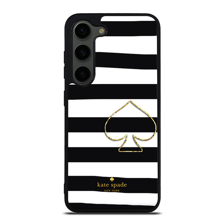 KATE SPADE NEW YORK BLACK STRIPES Samsung Galaxy S23 Plus Case Cover KATE SPADE NEW YORK BLACK STRIPES Samsung Galaxy S23 Plus Case Cover