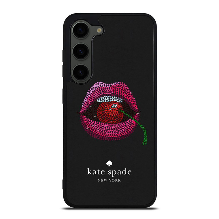 KATE SPADE NEW YORK LIPS AND CHERRY Samsung Galaxy S23 Plus Case Cover