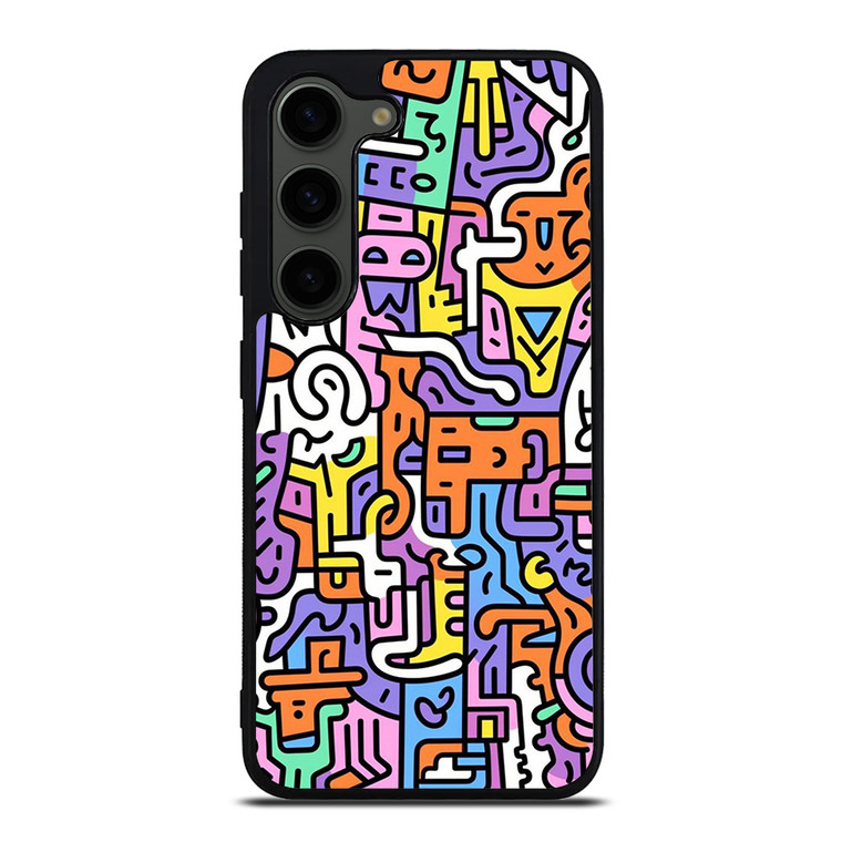 KEITH HARING ART COLORFUL STYLE Samsung Galaxy S23 Plus Case Cover