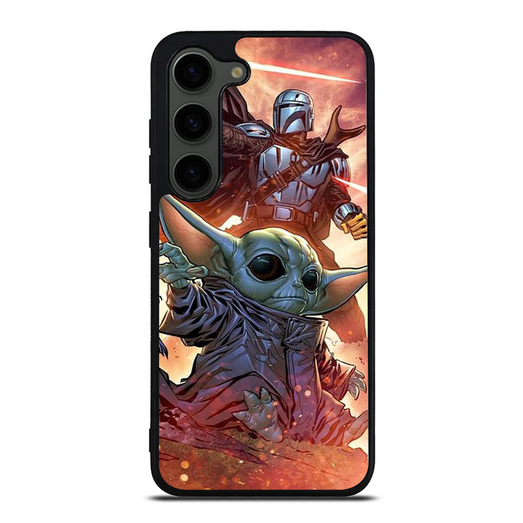 MANDALORIAN AND BABY YODA STAR WARS Samsung Galaxy S23 Plus Case Cover