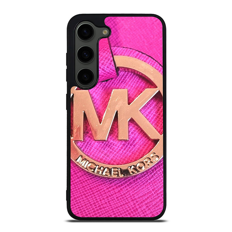 MICHAEL KORS MK LOGO PINK GOLD EMBLEM Samsung Galaxy S23 Plus Case Cover
