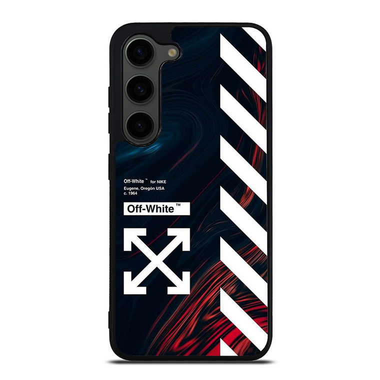 OFF WHITE LOGO MARBLE NIKE Samsung Galaxy S23 Plus Case Cover