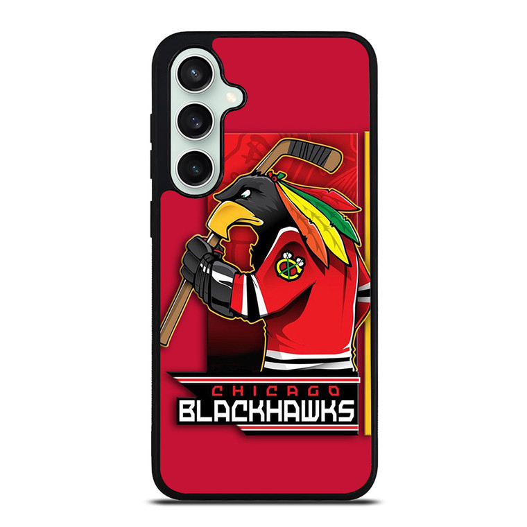 CHICAGO BLACKHAWKS HOCKEY TEAM LOGO MASCOT Samsung Galaxy S23 FE Case Cover CHICAGO BLACKHAWKS HOCKEY TEAM LOGO MASCOT Samsung Galaxy S23 FE Case Cover