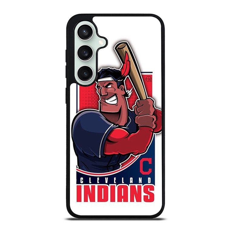 CLEVELAND INDIANS LOGO BASEBALL ICON Samsung Galaxy S23 FE Case Cover