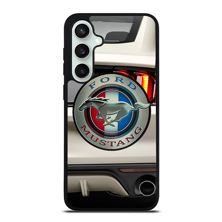FORD MUSTANG CAR LOGO WHITE Samsung Galaxy S23 FE Case Cover